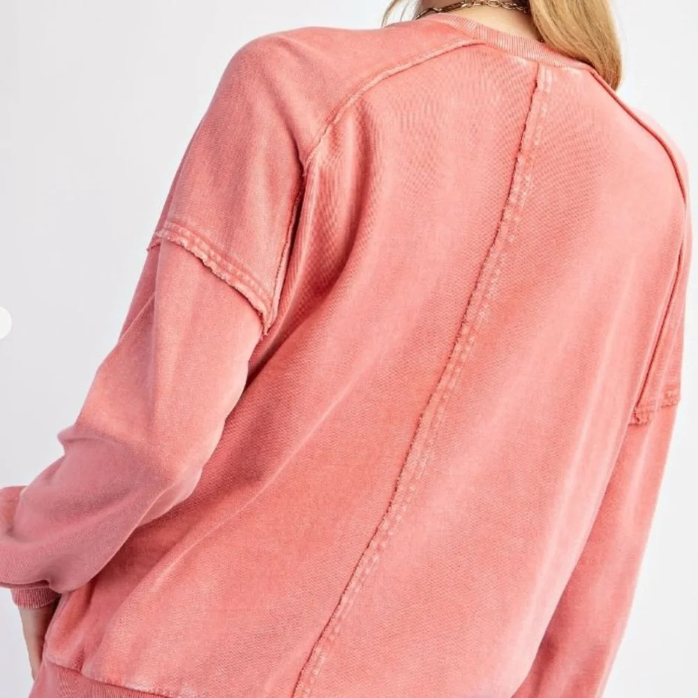 Easel Pink Star Sweatshirt - Picture 5 of 5